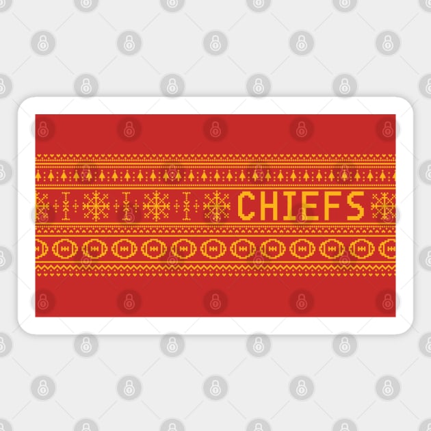 Chiefs / Xmas Edition Magnet by Nagorniak